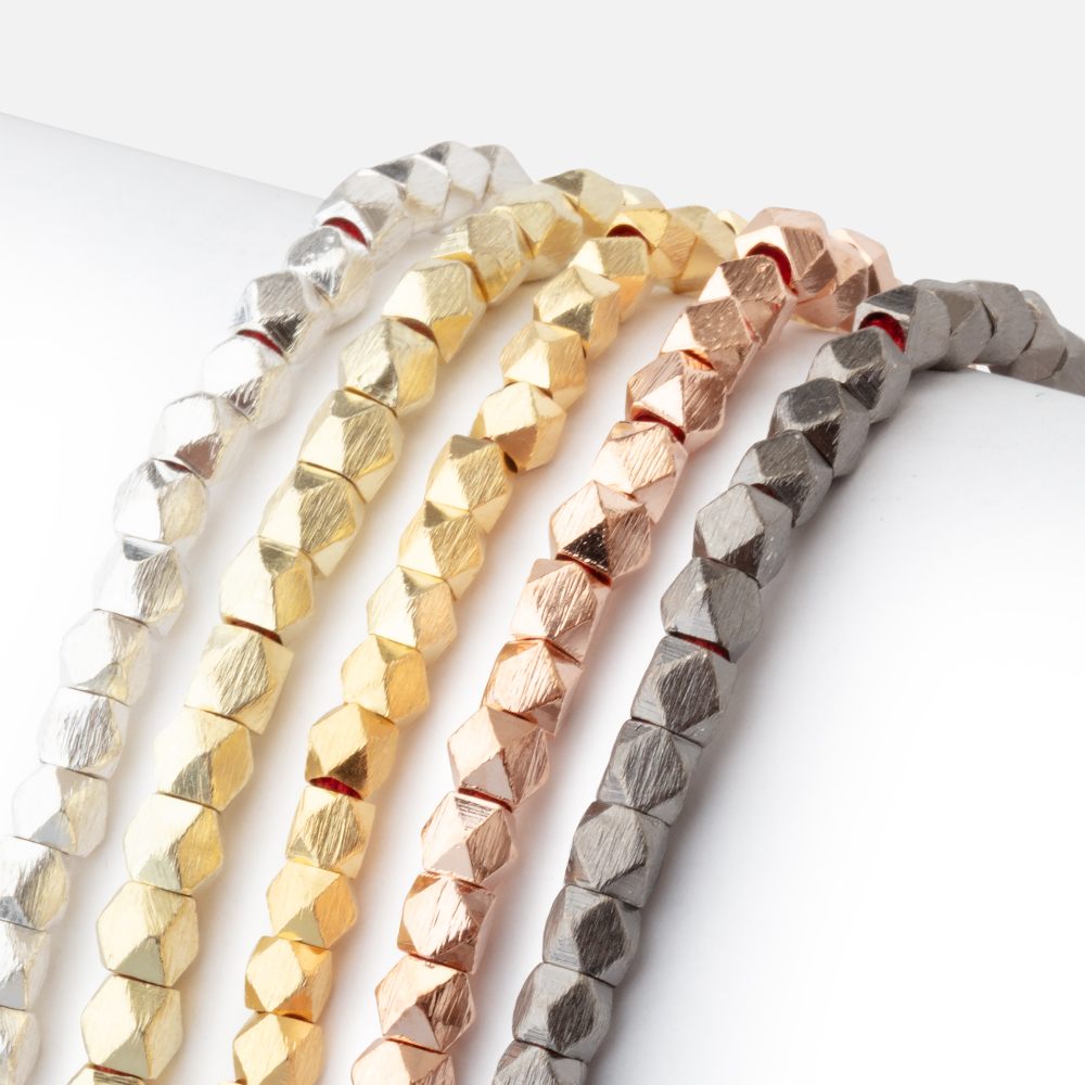 Faceted Nugget Beads - AtlantaFindingsCompany