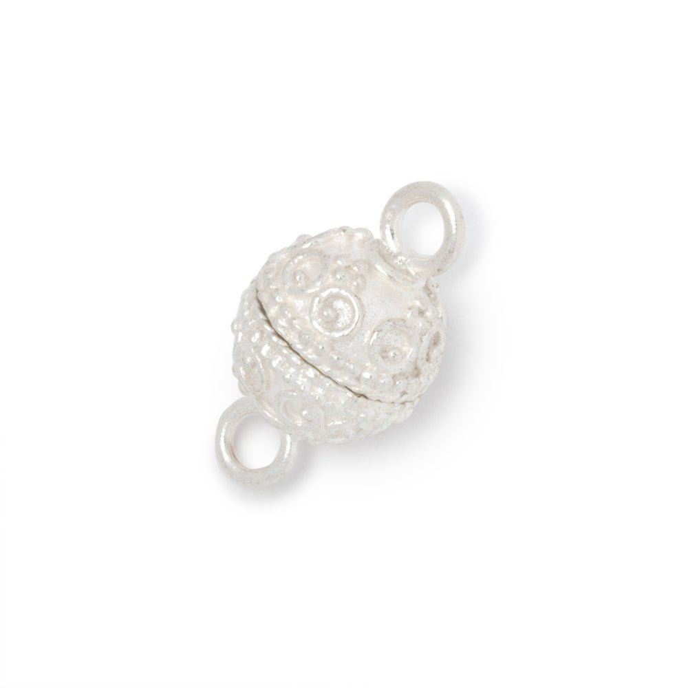 10mm Circle & Dot Magnetic Clasps - High - Quality Plated Jewelry Findings (1 Piece) - AtlantaFindingsCompany