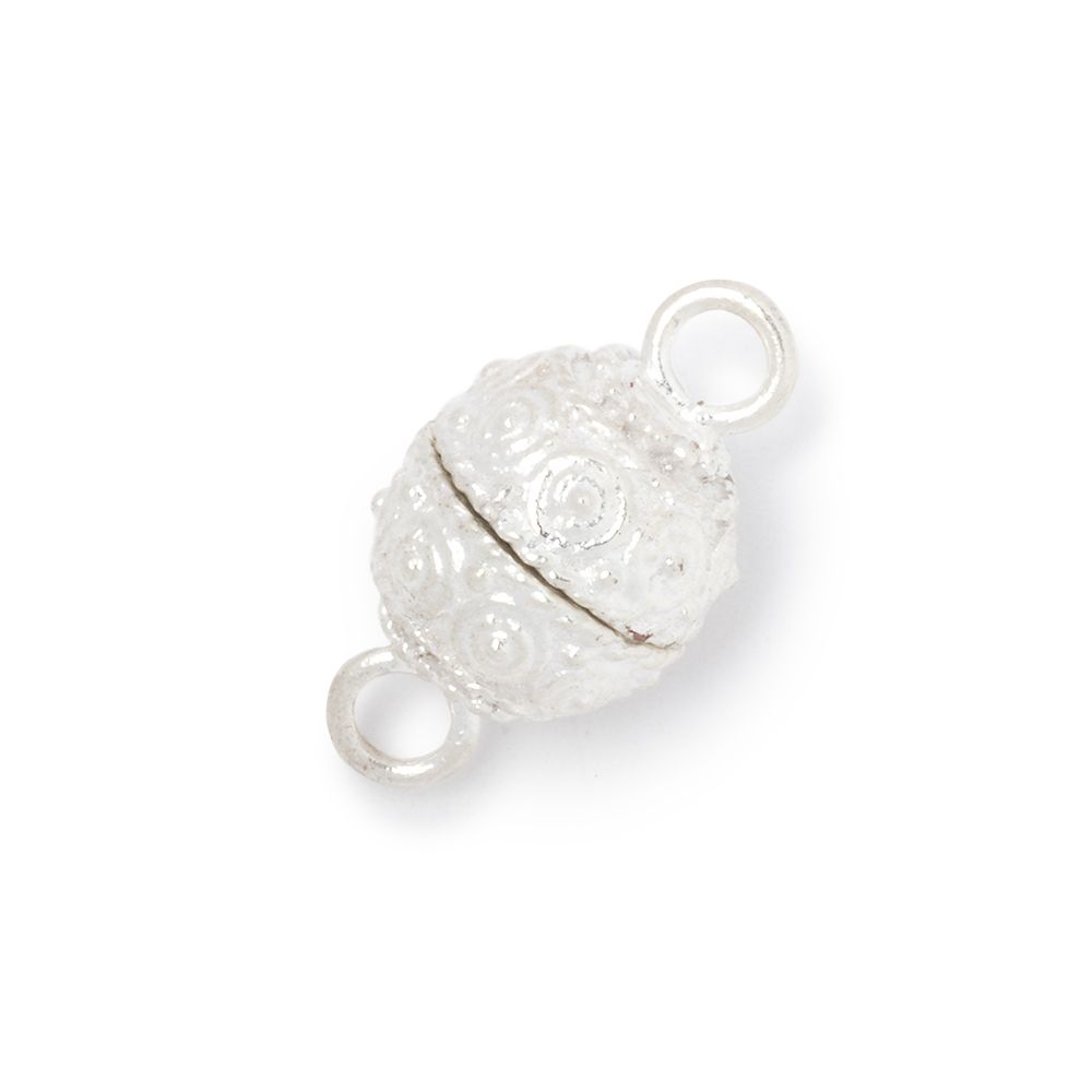 10mm Concentric Dot Magnetic Clasp for Jewelry Making - Available in Gold, Silver, and Antiqued Silver Plated - AtlantaFindingsCompany