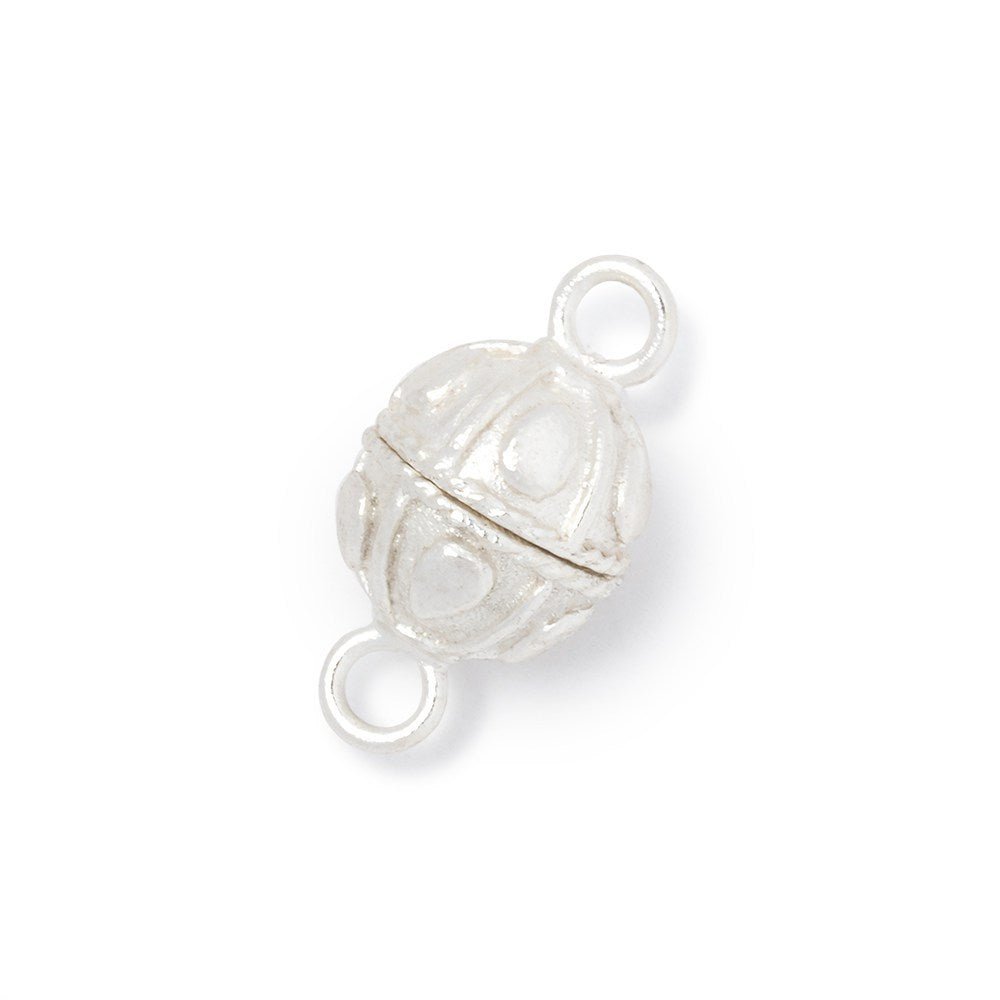 10mm Pear Design Magnetic Jewelry Clasp - Plated Finding (1 Piece) - AtlantaFindingsCompany
