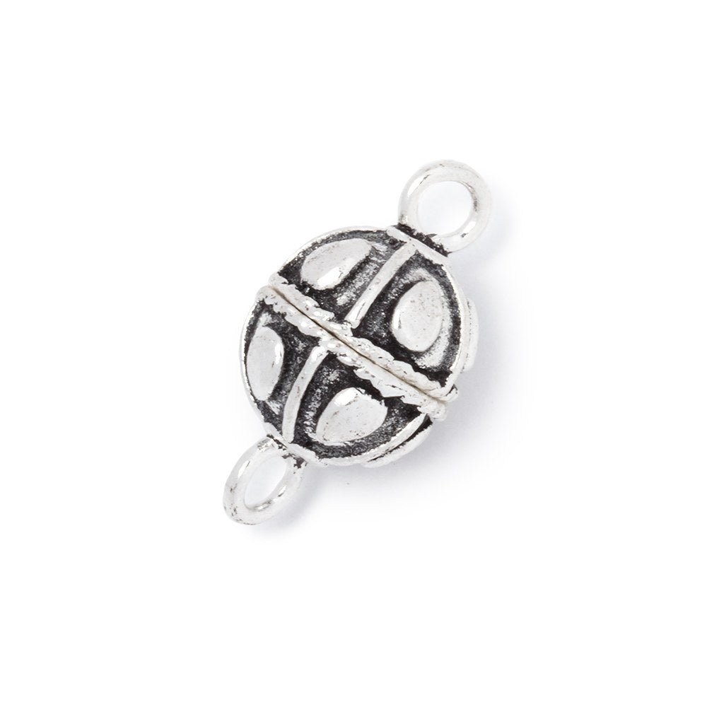 10mm Pear Design Magnetic Jewelry Clasp - Plated Finding (1 Piece) - AtlantaFindingsCompany