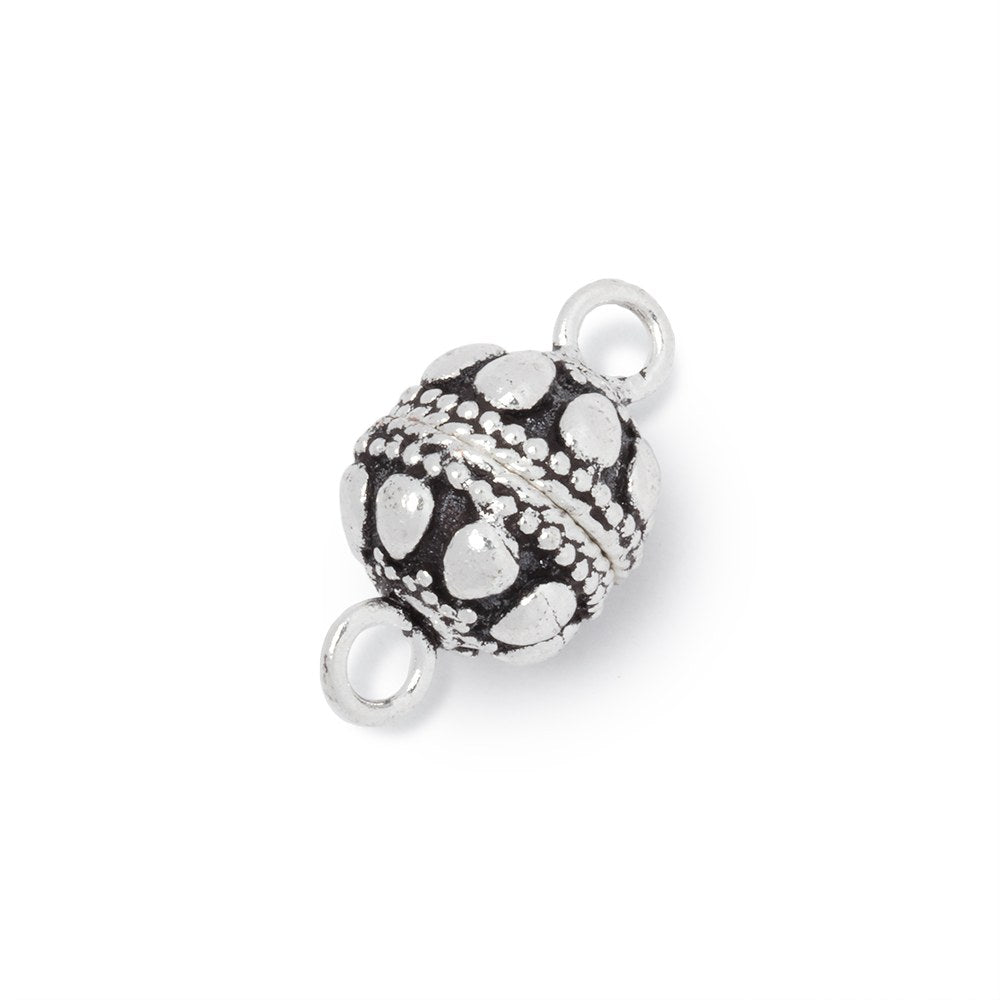 10mm Plain Tear Drop Magnetic Clasp - Plated Jewelry Finding (1 Piece) - AtlantaFindingsCompany