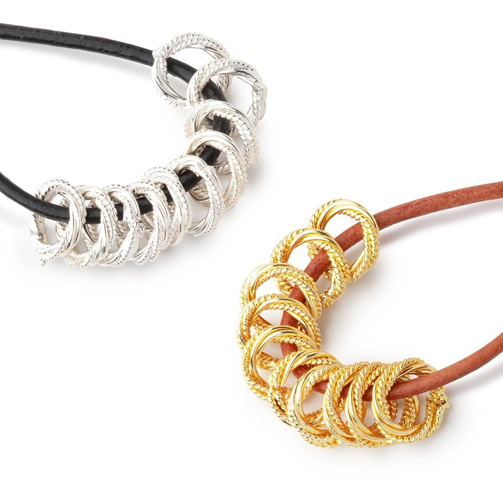 10mm Mobius Twisted Ring Set of 10 - Atlanta Findings