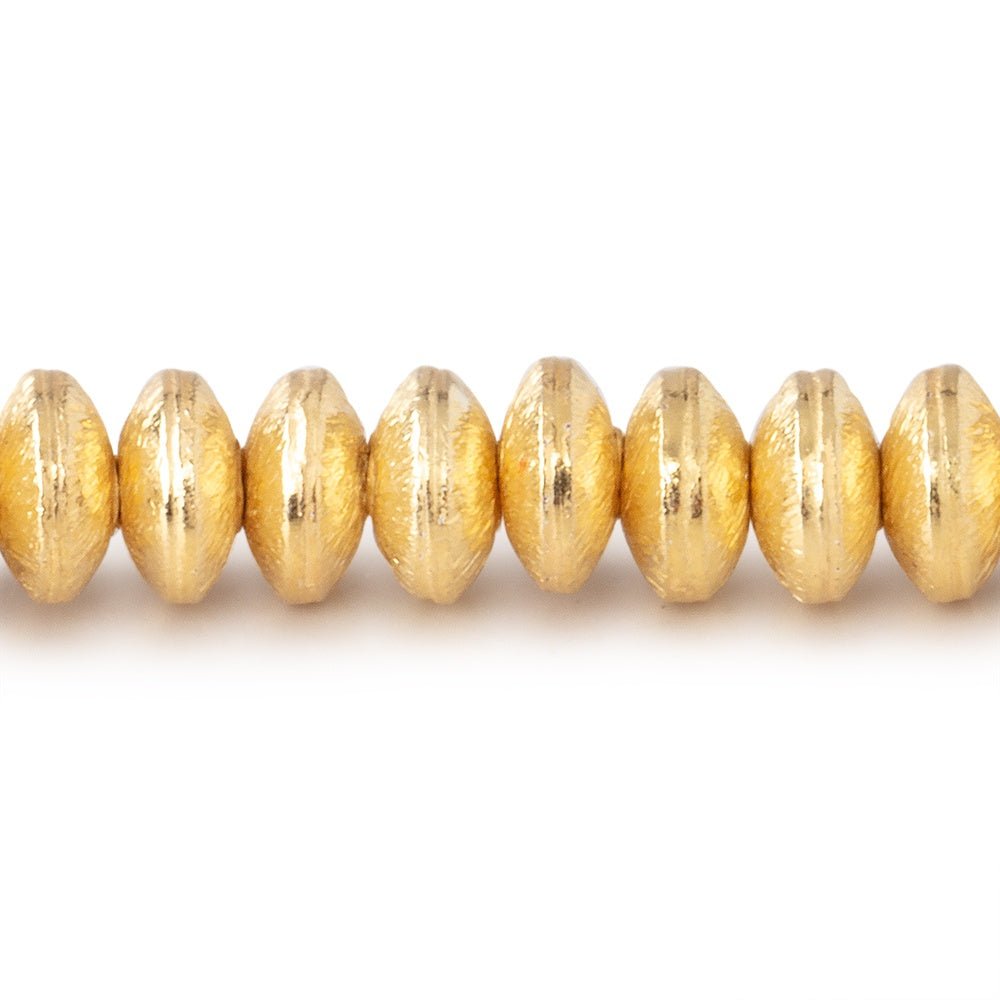 6mm Brushed Disc Beads - AtlantaFindingsCompany