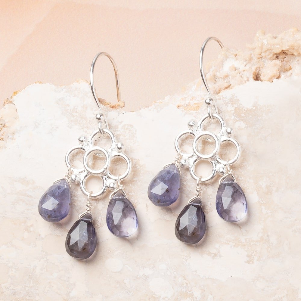 Set of 6 | 13mm Quatrefoil Spacer Beads with 2mm Large Hole - AtlantaFindingsCompany