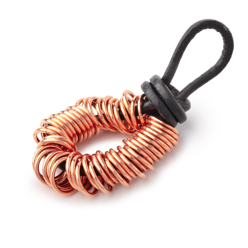10mm Copper Open Jump Ring Set of 50 - AtlantaFindingsCompany.com