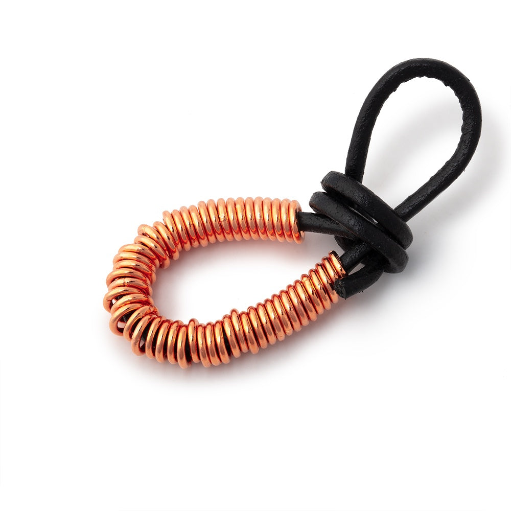 6mm Copper Closed Jump Ring Set of 50 - AtlantaFindingsCompany.com