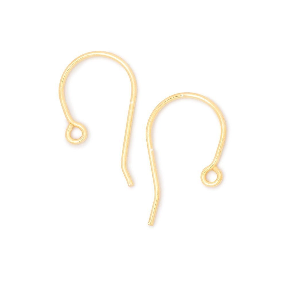 14mm French Hook Ear Wire 10 pieces - AtlantaFindingsCompany