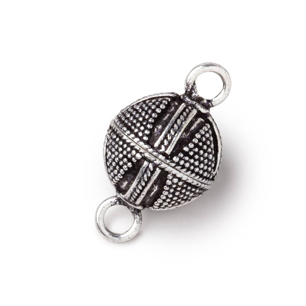 15mm Pave Triangle Magnetic Clasp - Jewelry Findings for Bracelets & Necklaces (1 Piece) - AtlantaFindingsCompany