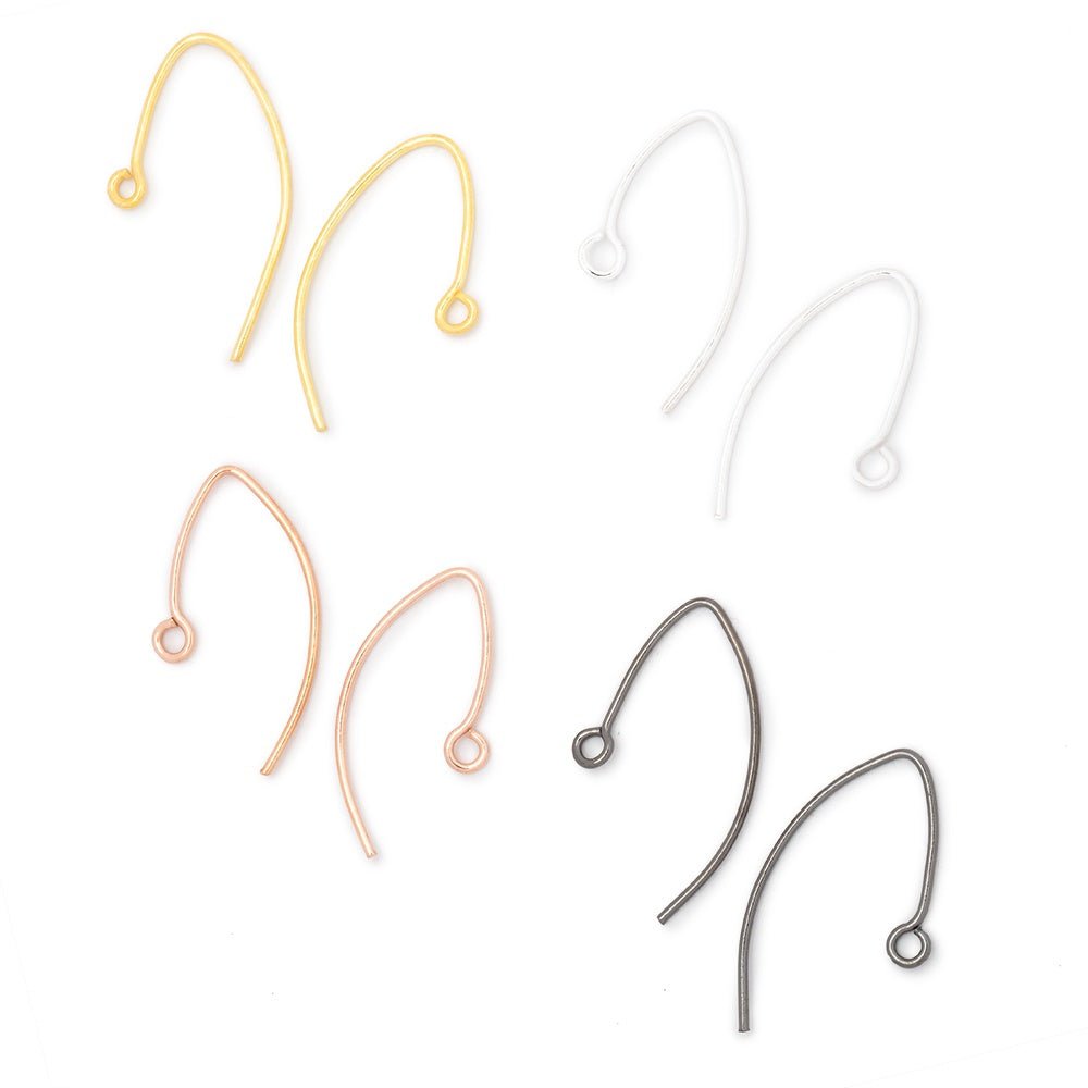 16mm Marquise Ear Wire 10 pieces - AtlantaFindingsCompany