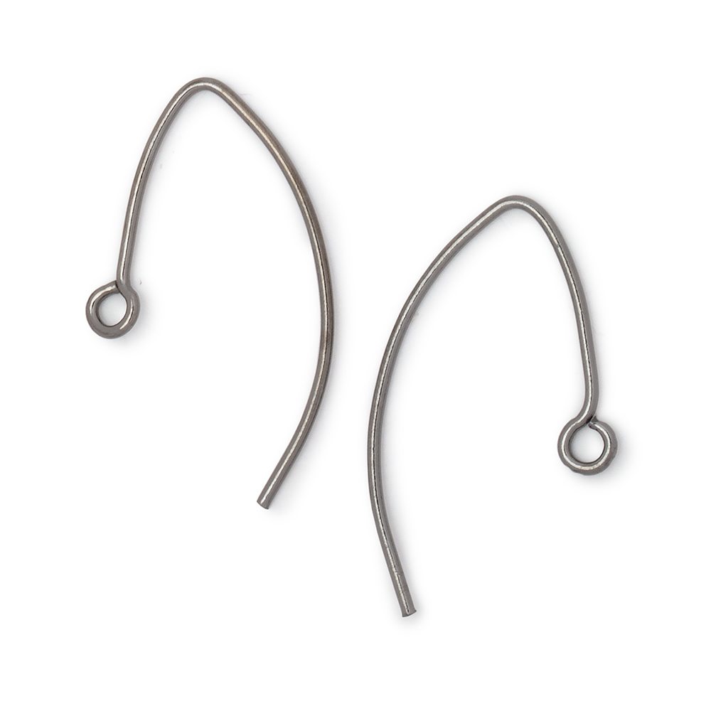 16mm Marquise Ear Wire 10 pieces - AtlantaFindingsCompany