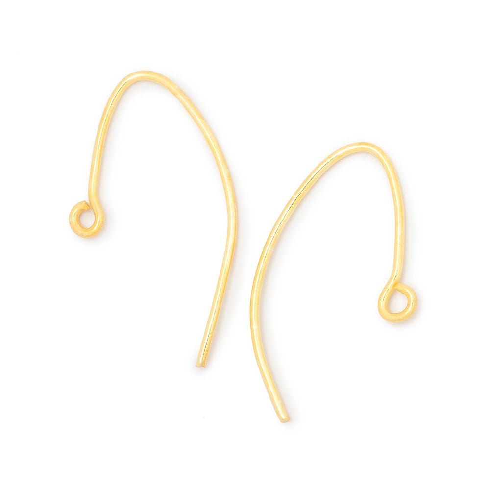 16mm Marquise Ear Wire 10 pieces - AtlantaFindingsCompany