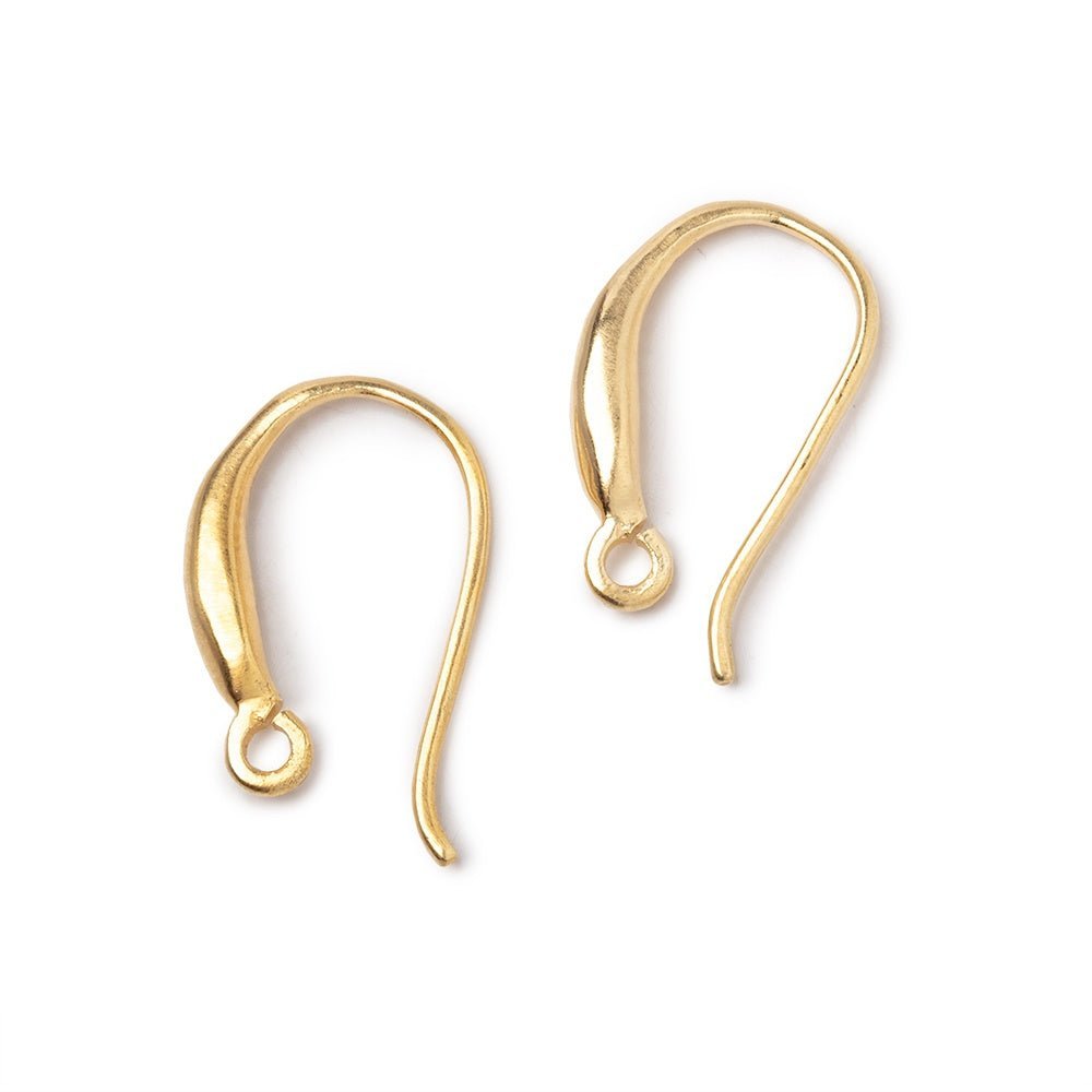 16mm Vermeil Earwire Set of 2 pieces - Atlanta Findings