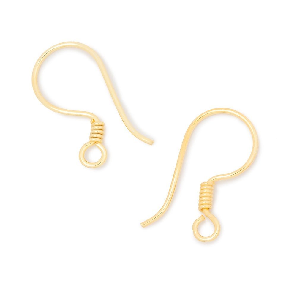 17mm Wire Wrapped Ear Wire 10 pieces - AtlantaFindingsCompany