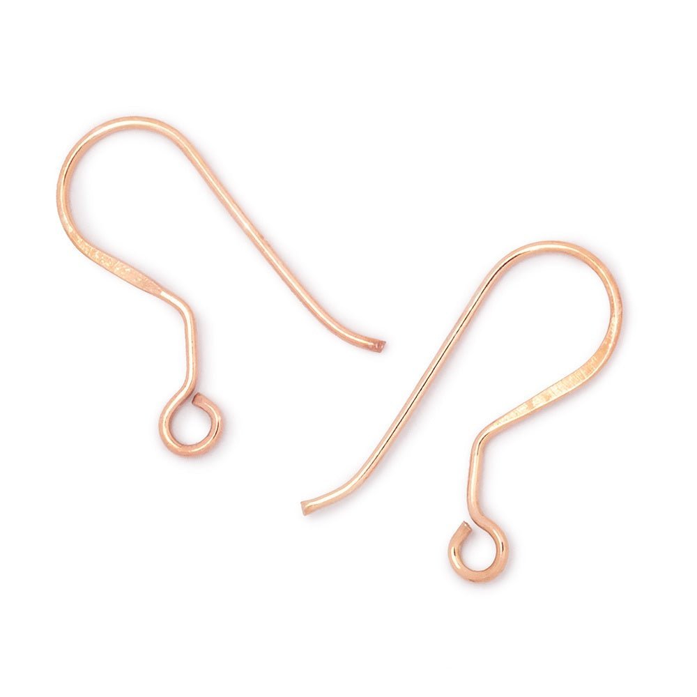 19mm Elongated Fish Hook Ear Wire 10 pieces - AtlantaFindingsCompany