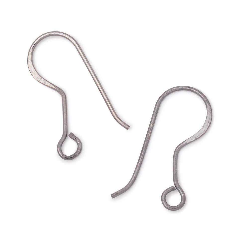 19mm Elongated Fish Hook Ear Wire 10 pieces - AtlantaFindingsCompany