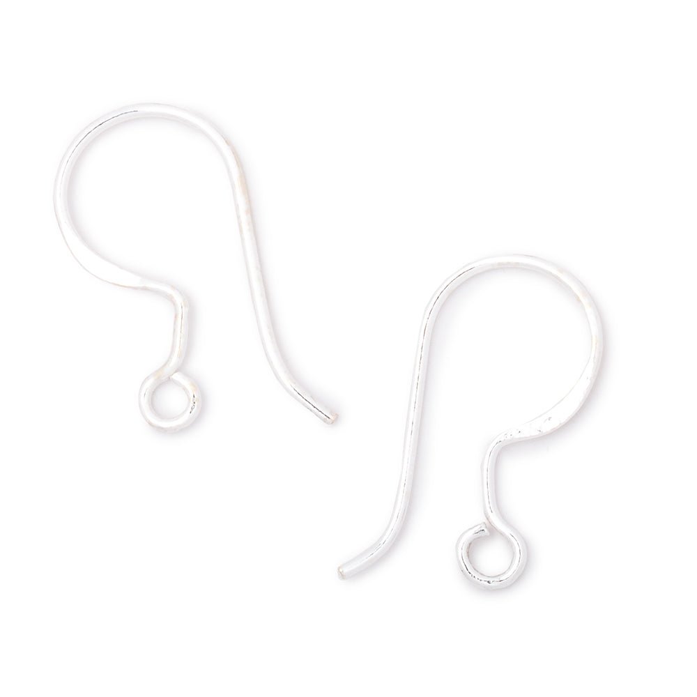 19mm Elongated Fish Hook Ear Wire 10 pieces - AtlantaFindingsCompany