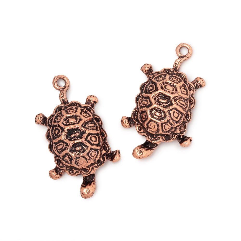 19x14mm Turtle Charm Set of 2 pieces - AtlantaFindingsCompany