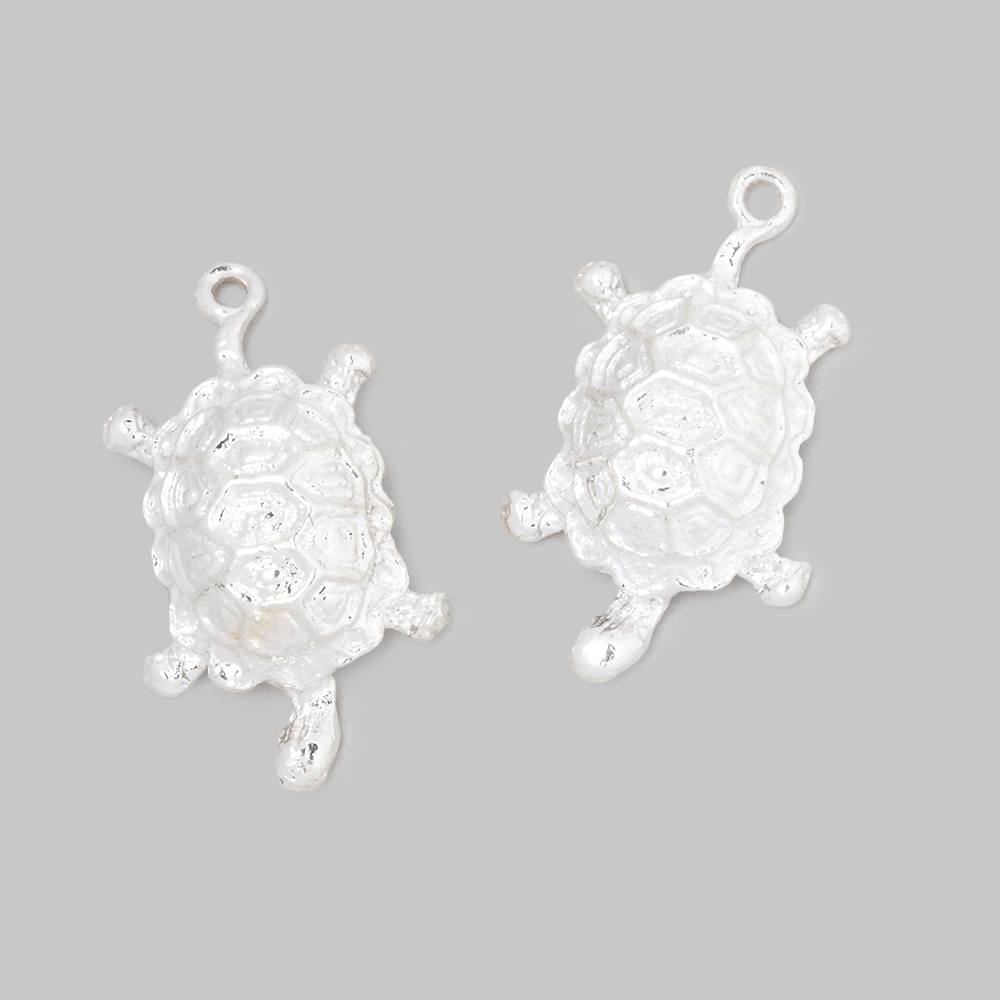 19x14mm Turtle Charm Set of 2 pieces - AtlantaFindingsCompany
