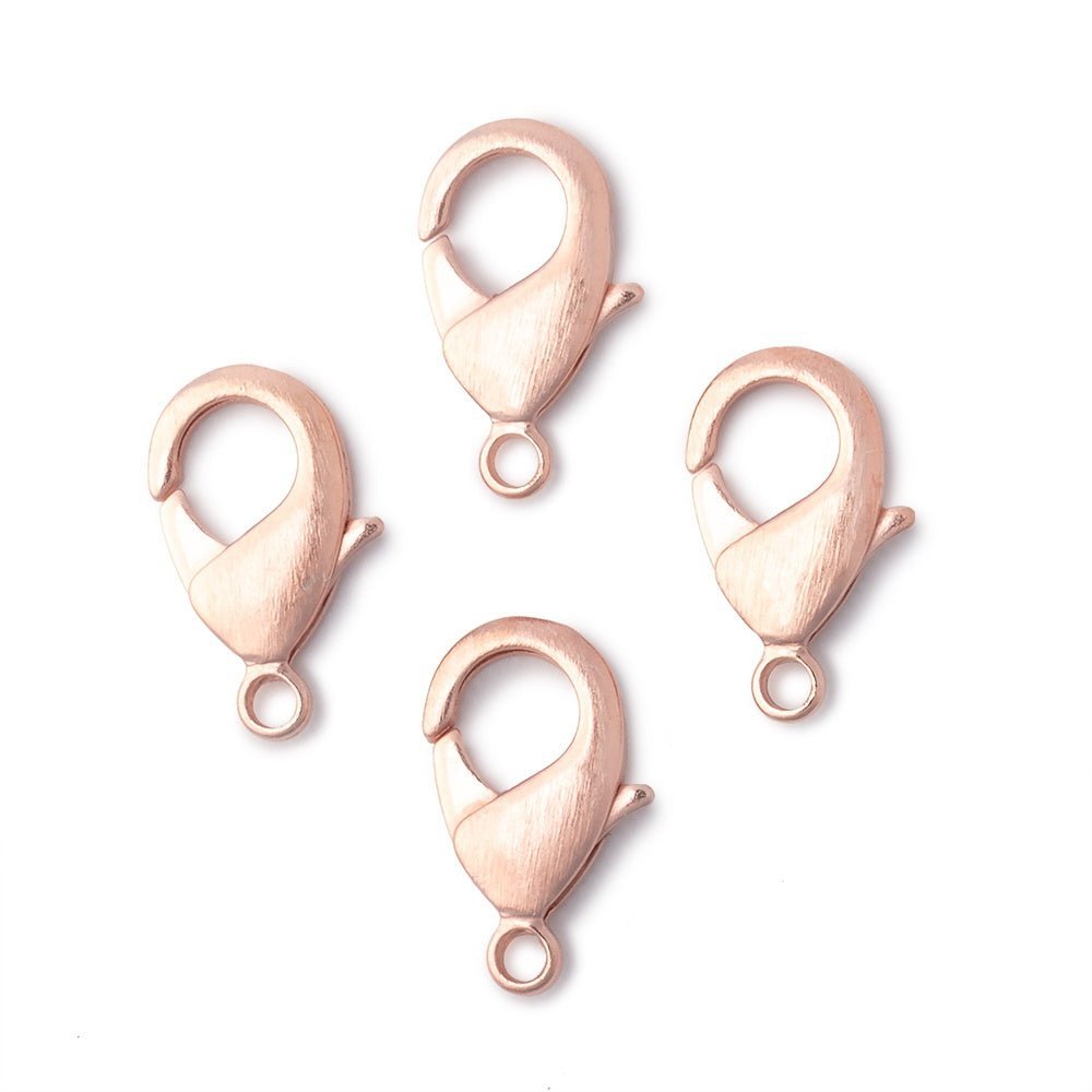 20mm Brushed Lobster Clasps - Set of 4 - AtlantaFindingsCompany