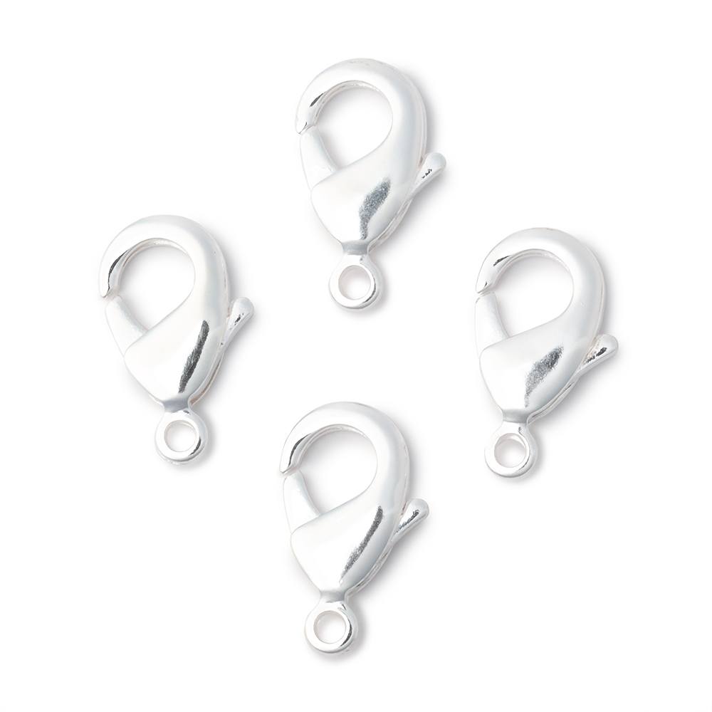 Shiny 20mm Lobster Clasps - Set of 4 - AtlantaFindingsCompany
