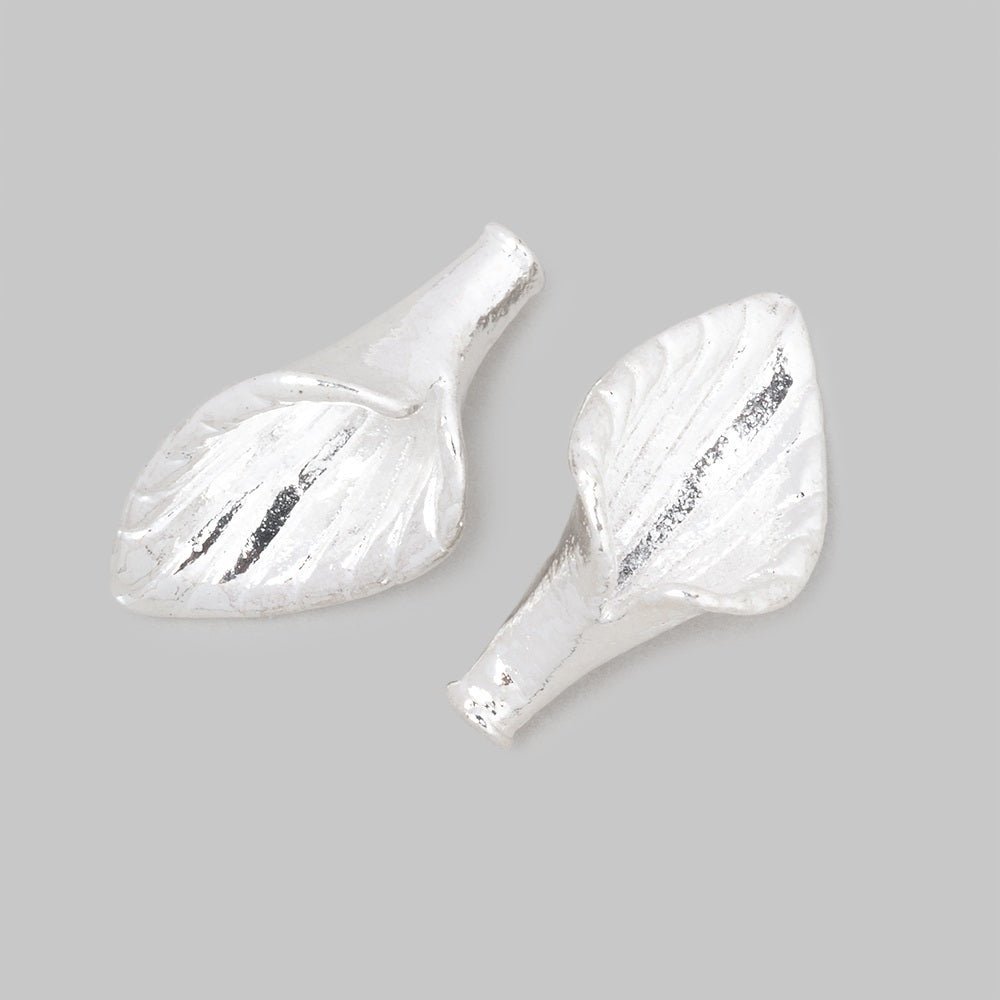 22x12mm Calla Lily Cone Charm Set of 2 pieces - AtlantaFindingsCompany