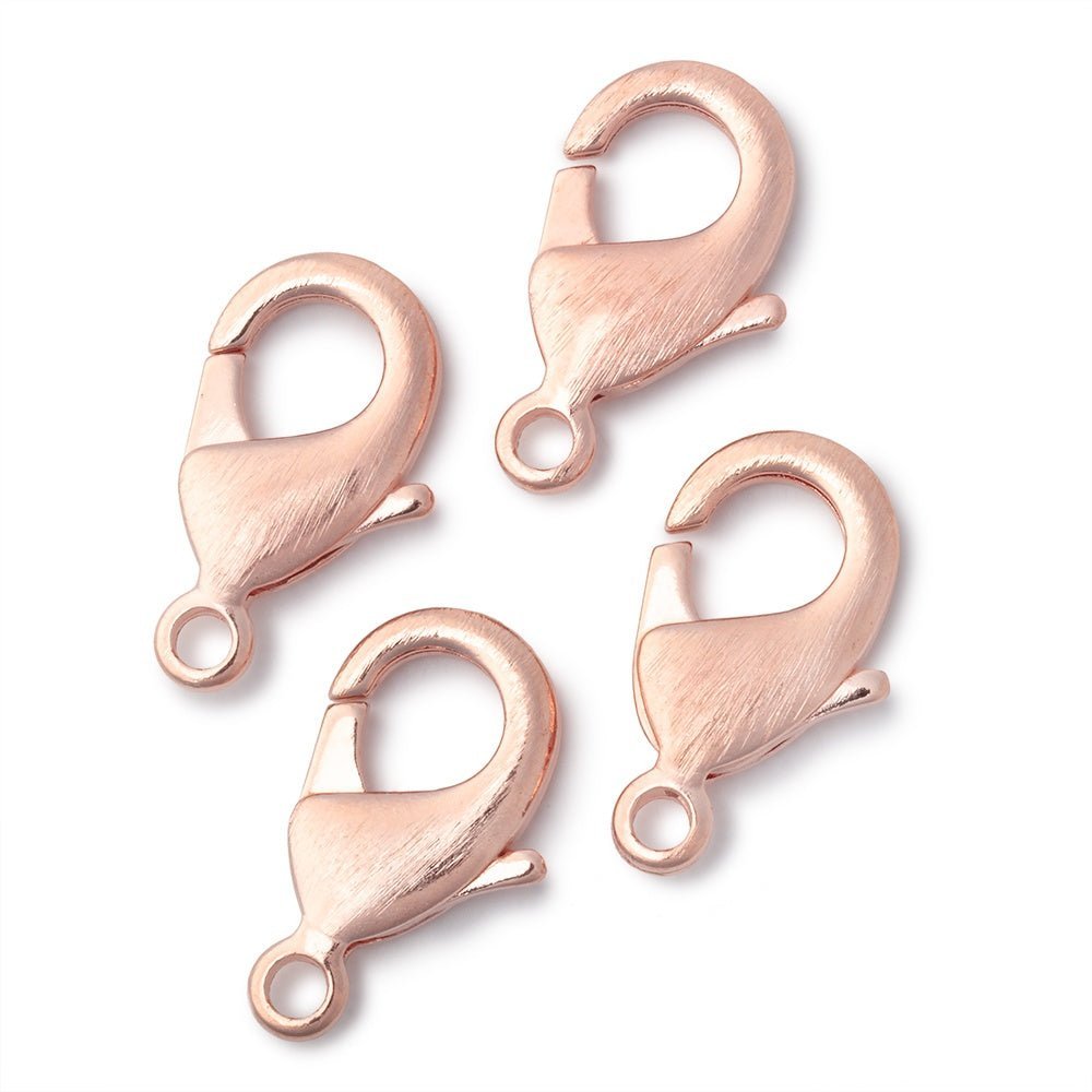 23mm Brushed Lobster Clasps - Set of 4 - AtlantaFindingsCompany