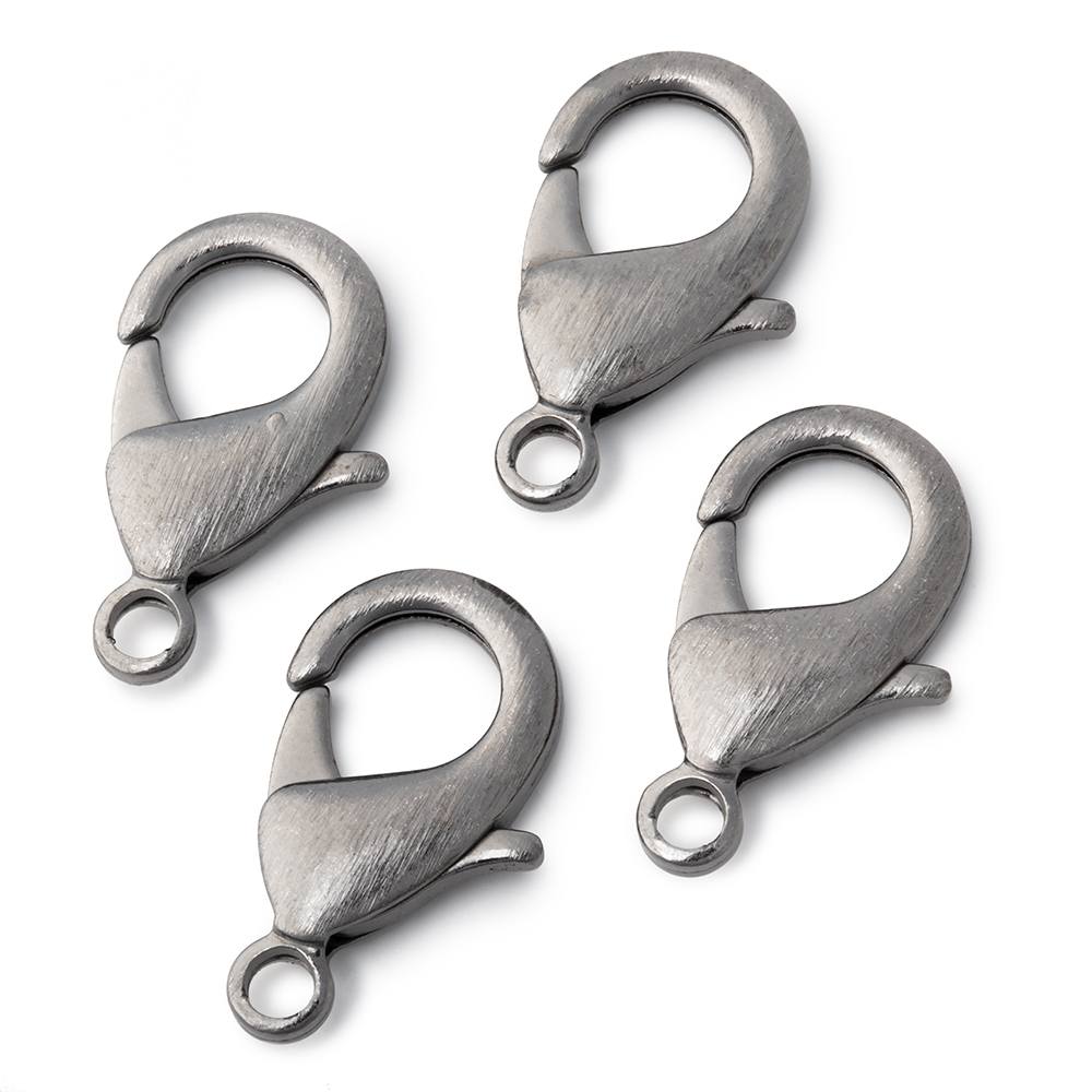 23mm Brushed Lobster Clasps - Set of 4 - AtlantaFindingsCompany