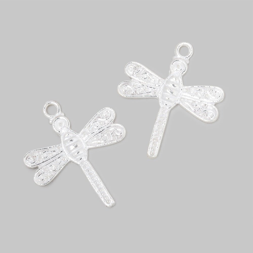 23mm Dragonfly Pendant Charm Set of 2 pieces - AtlantaFindingsCompany