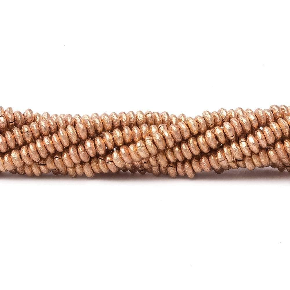 2.5mm Brushed Disc Beads - AtlantaFindingsCompany