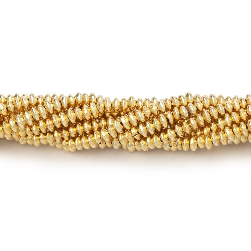 2.5mm Polished Disc Beads - AtlantaFindingsCompany