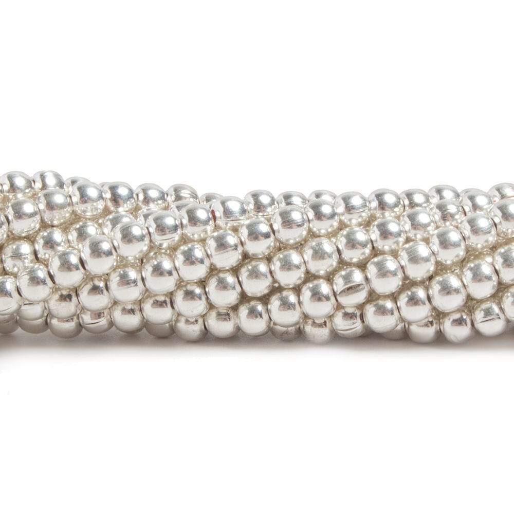 2.5mm Polished Round Beads - High Quality Plated Copper Strands - AtlantaFindingsCompany