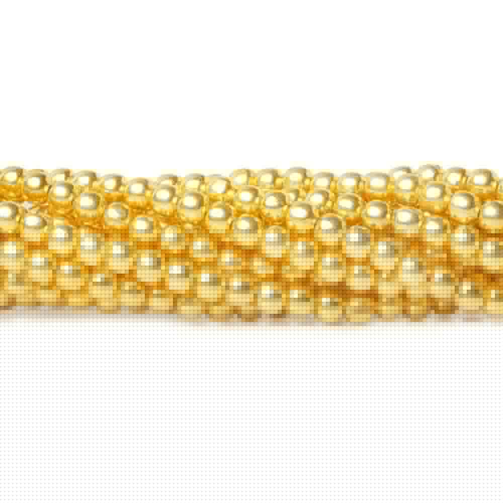 2.5mm Polished Round Beads - High Quality Plated Copper Strands - AtlantaFindingsCompany