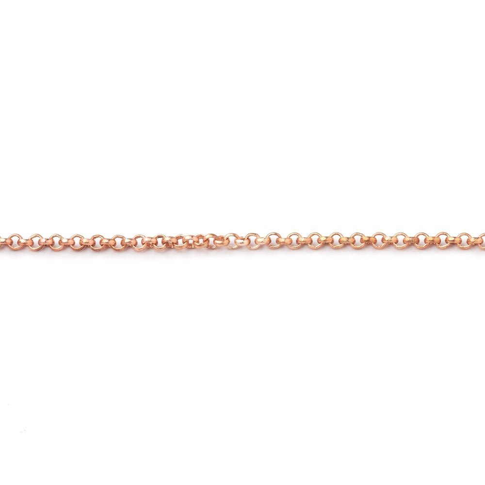 3 Feet of 1.5mm Shiny Rolo Link Chain - AtlantaFindingsCompany