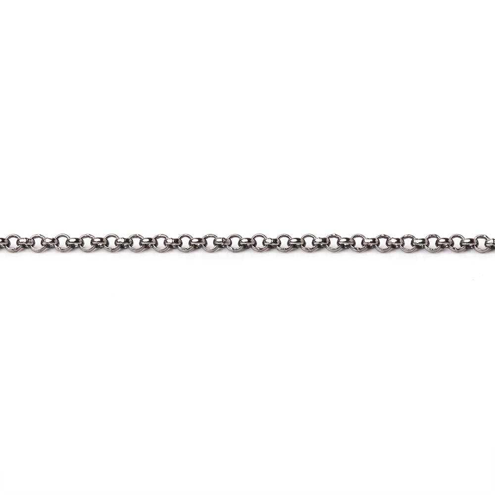 3 Feet of 1.5mm Shiny Rolo Link Chain - AtlantaFindingsCompany