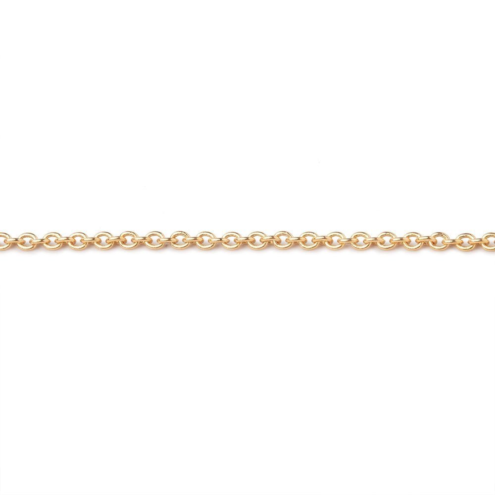 3 Feet - 1mm Shiny Link Chain - AtlantaFindingsCompany