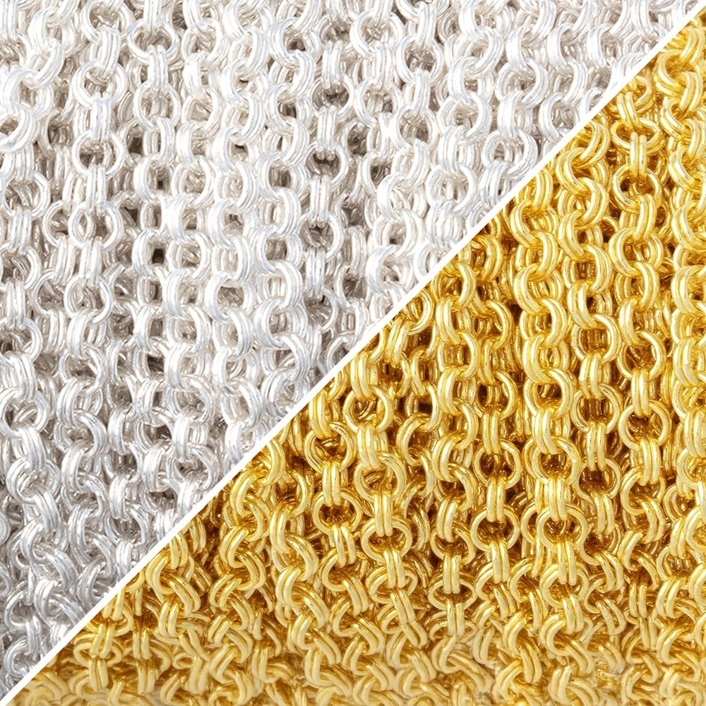 3 Feet - 2.5mm Double Rolo Link Chain Necklace - AtlantaFindingsCompany