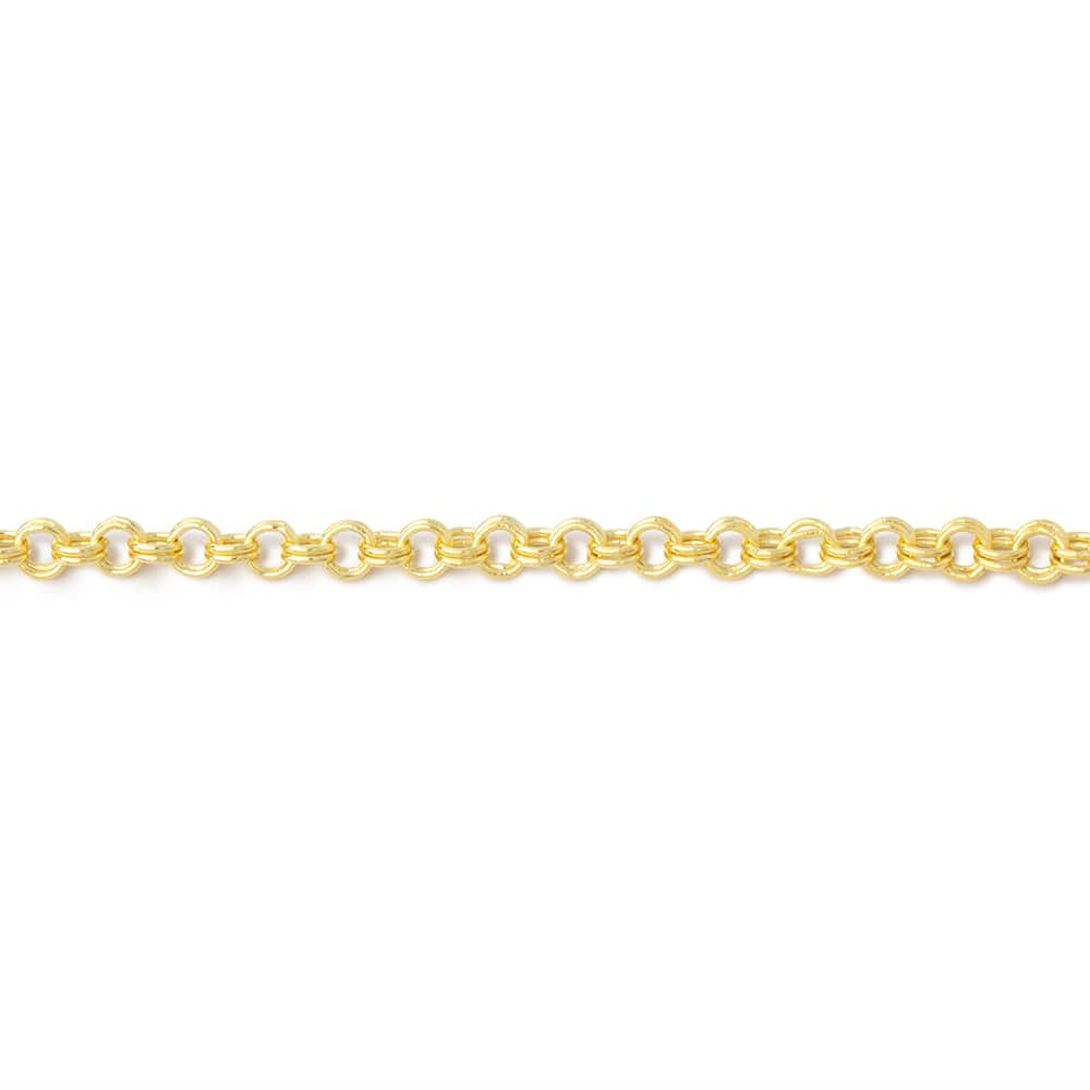 3 Feet - 2.5mm Double Rolo Link Chain Necklace - AtlantaFindingsCompany