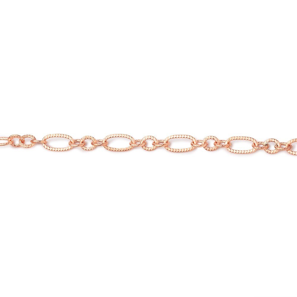 3 Feet - 3.5mm Corrugated Oval Link Chain - AtlantaFindingsCompany