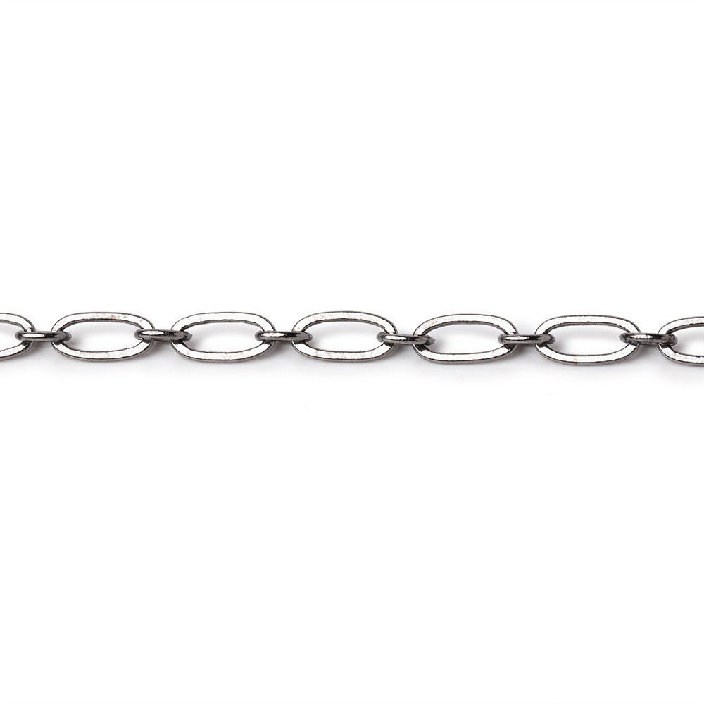 3mm 3 - Foot Drawn Oval & Link Chain - AtlantaFindingsCompany