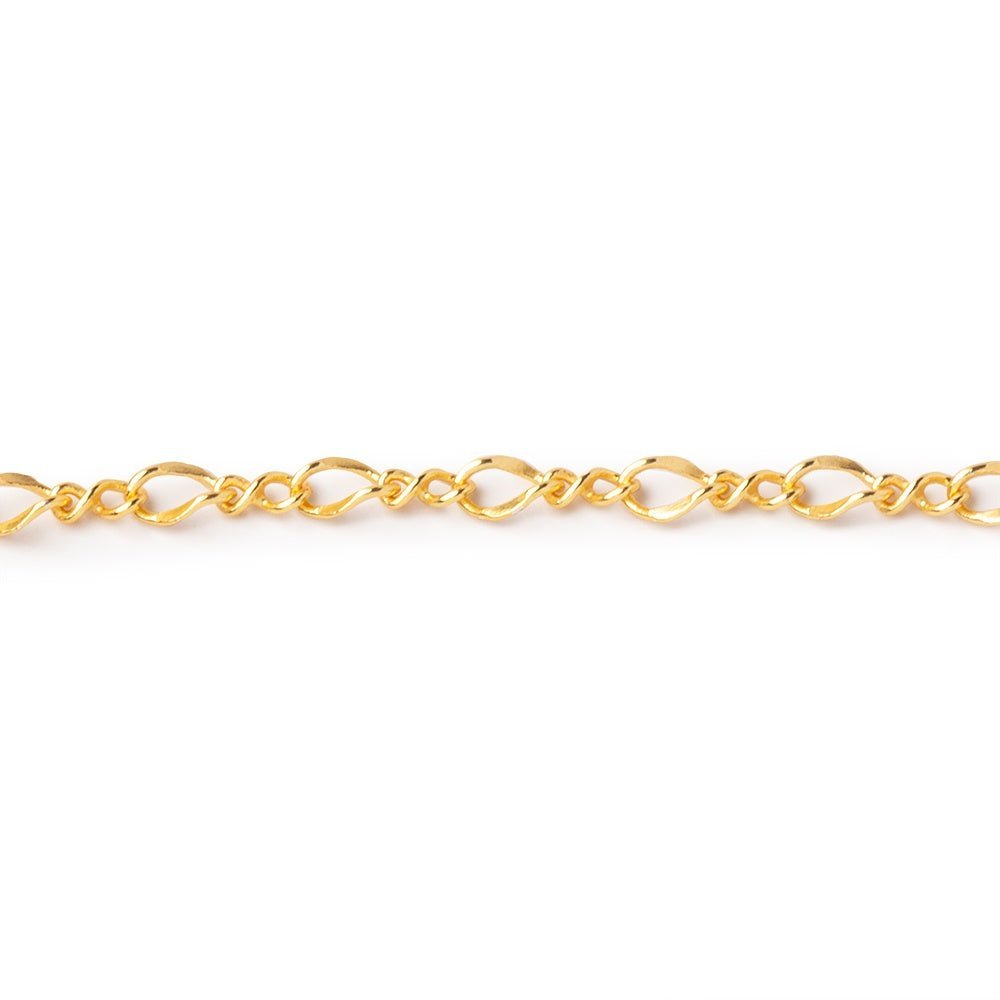 3 Feet 3mm Oval and Twist Link Chain - AtlantaFindingsCompany