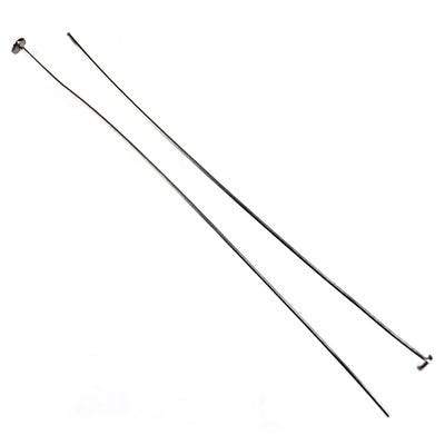 3" Disc Headpin - Black Gold Plated .925 Sterling Silver - 24 Gauge Wire - 10 pcs/bag - AtlantaFindingsCompany