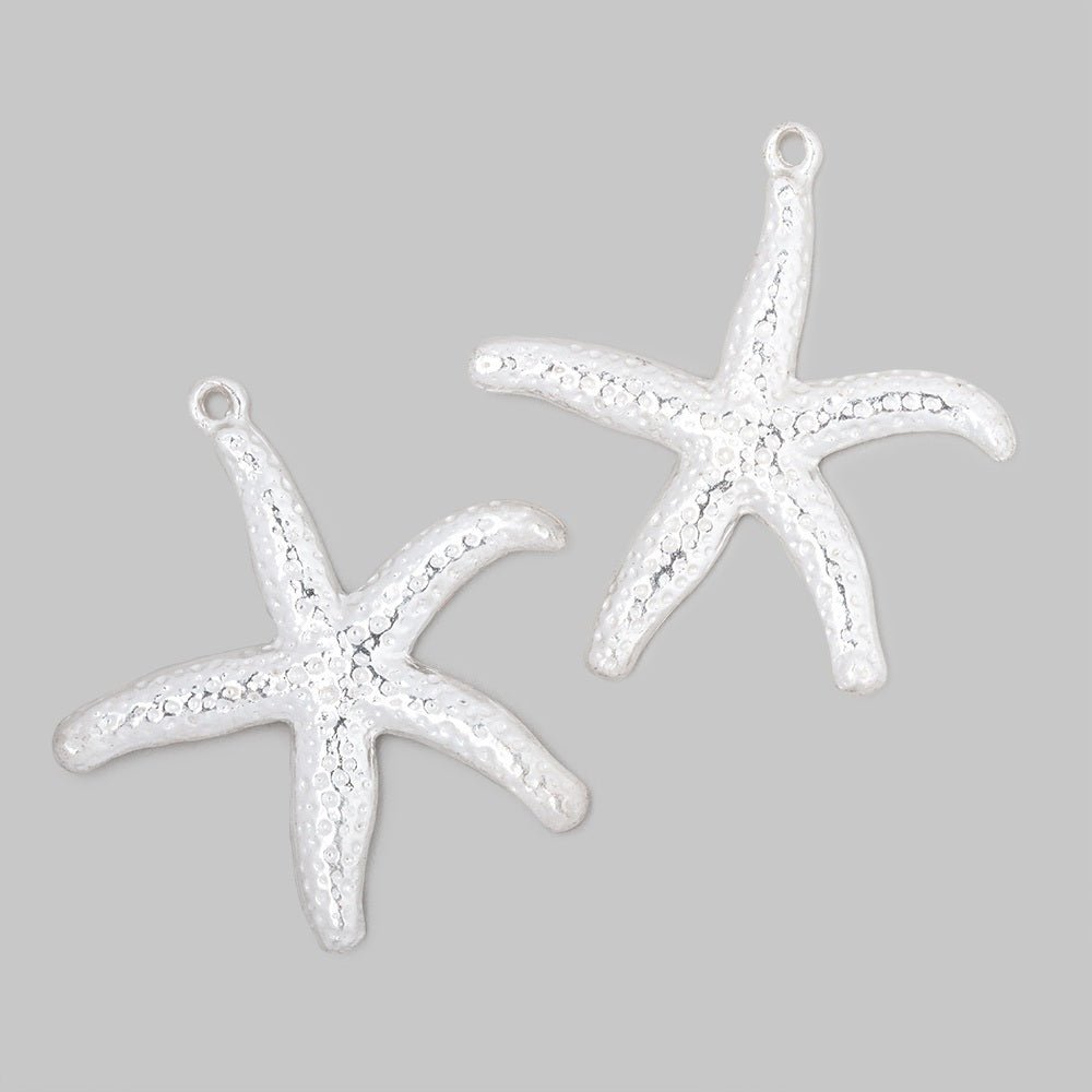 32mm Starfish Pendant Charm Set of 2 pieces - AtlantaFindingsCompany