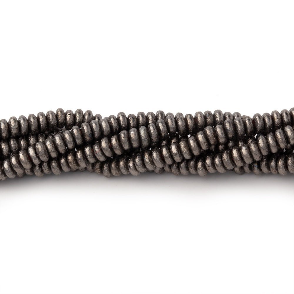3mm Brushed Disc Beads - AtlantaFindingsCompany