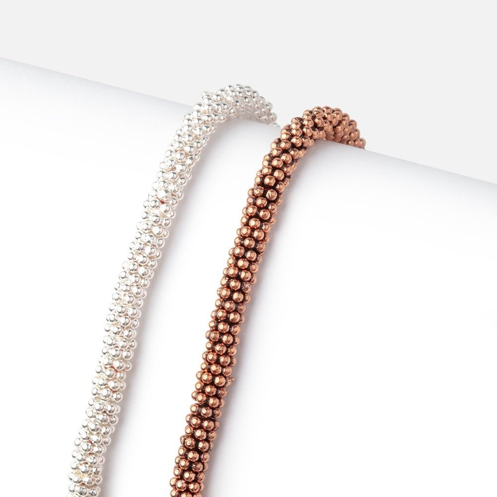 3mm Daisy Spacer Beads - 8 Inch Strand (Approx. 160 Pieces) - AtlantaFindingsCompany