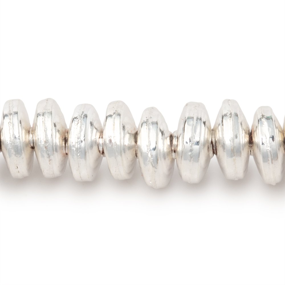 6mm Polished Disc Beads - AtlantaFindingsCompany