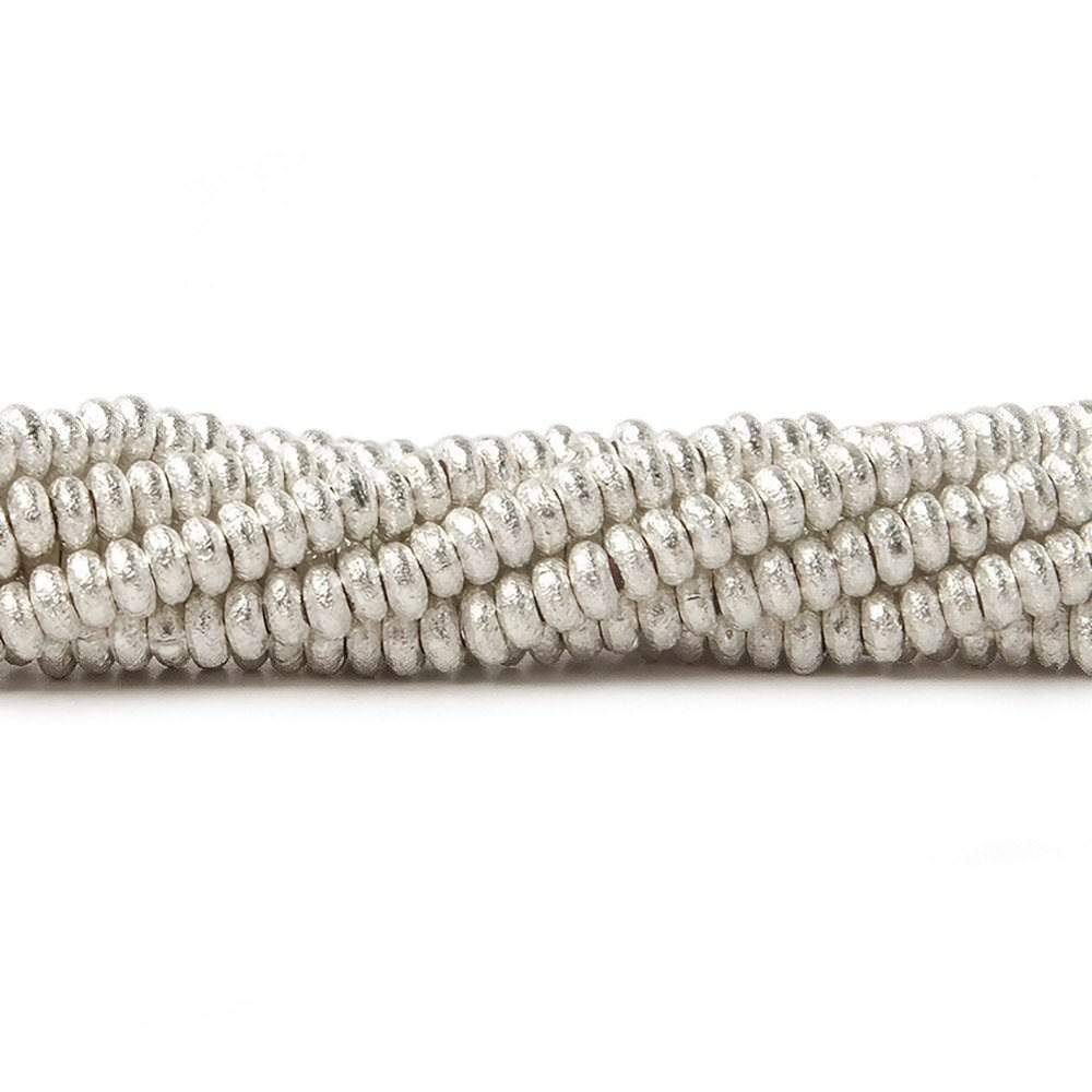 3mm Brushed Disc Beads - AtlantaFindingsCompany