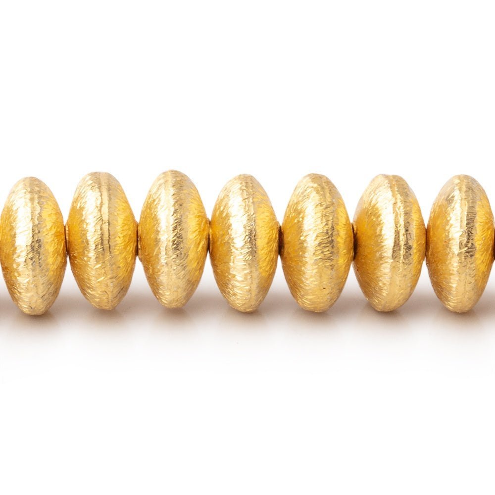 8mm Brushed Disc Beads - AtlantaFindingsCompany