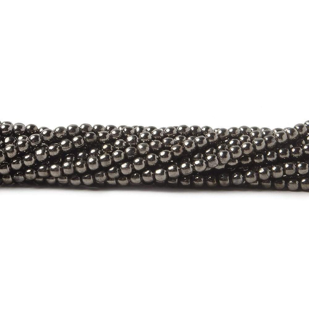 2mm Polished Round Beads - Shiny Plated Copper Strands - AtlantaFindingsCompany
