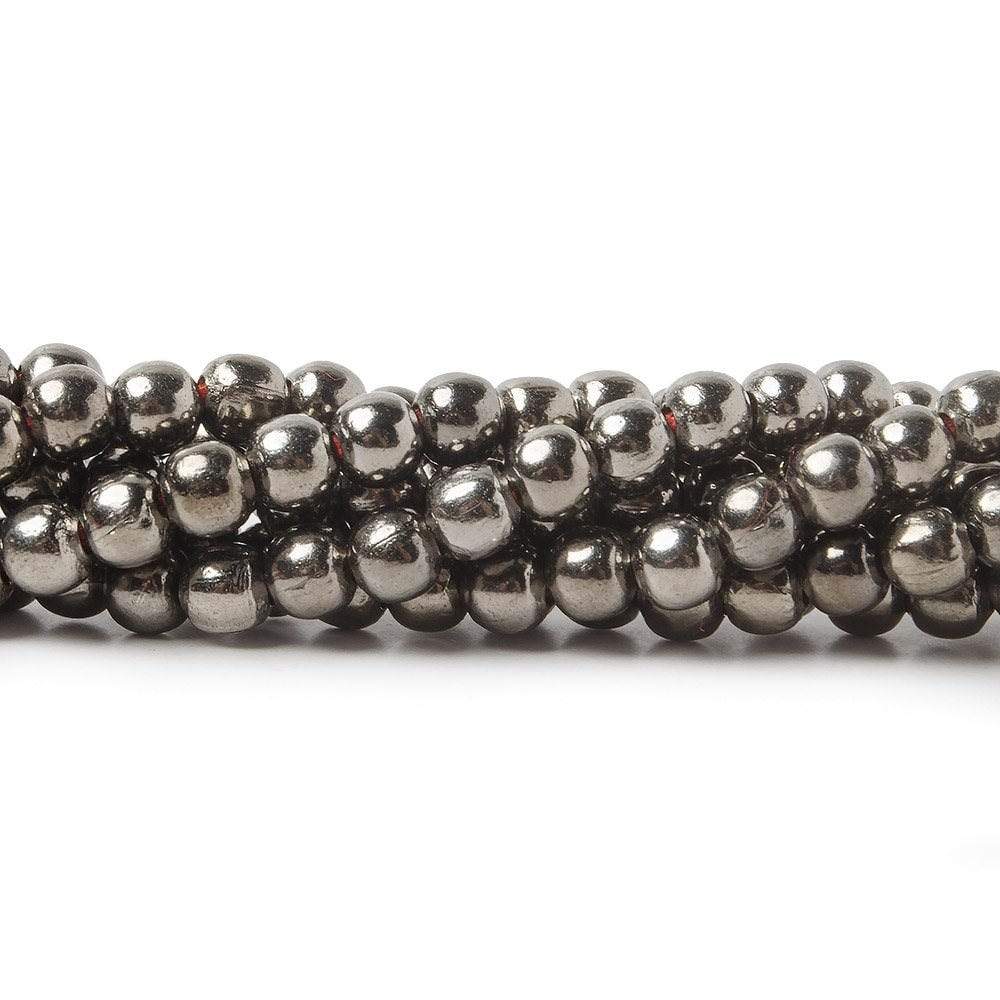4mm Polished Round Beads - High Quality Plated Copper Strands - AtlantaFindingsCompany